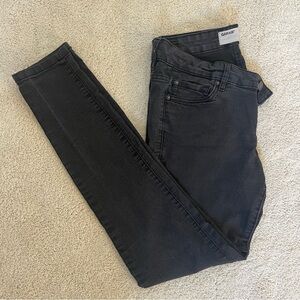 Garage womens black low rise jean jegging size 9